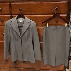 Bebe grey 2 piece suit